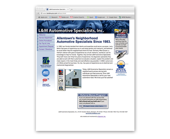 L&amp;M Automotive Specialists, Inc.